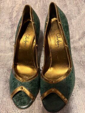 Vintage Cole Haan Peep Toe Heels